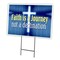 Signmission Faith Is A Journey Yard Sign & Stake outdoor plastic coroplast window C-2436-DS-Faith Is A Journey - alternate 1